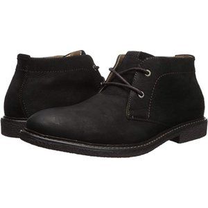 Lucky Brand Mason Chukka Boots Black Dark Chocolate Leather Men's 8.5 M Wedding